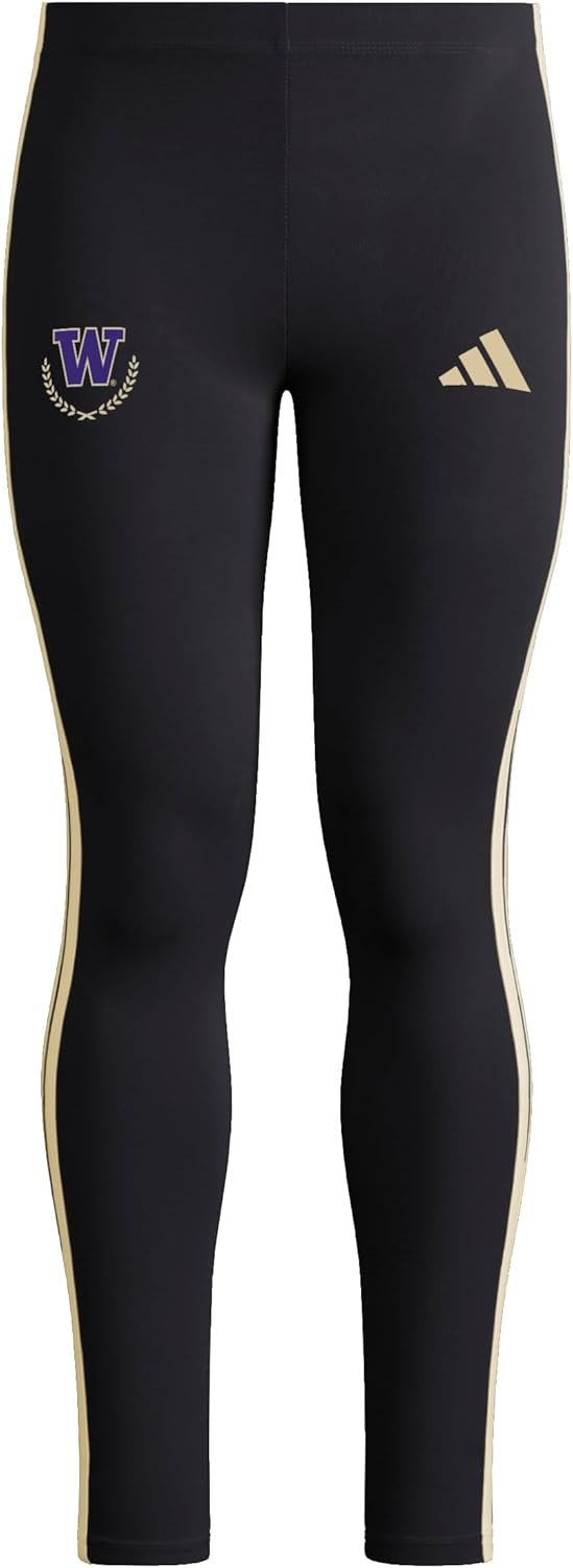 adidas Women's NCAA 25/26 Essentials Team 3-Stripes Cotton Leggings