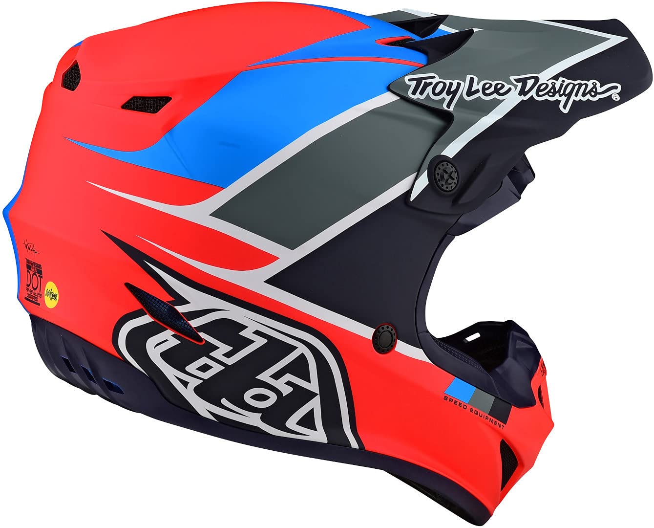 Amazon.com: Troy Lee Designs SE4 Polyacrylite Beta Adult Off-Road  Motorcycle Helmet - Orange/Navy/X-Large : Automotive