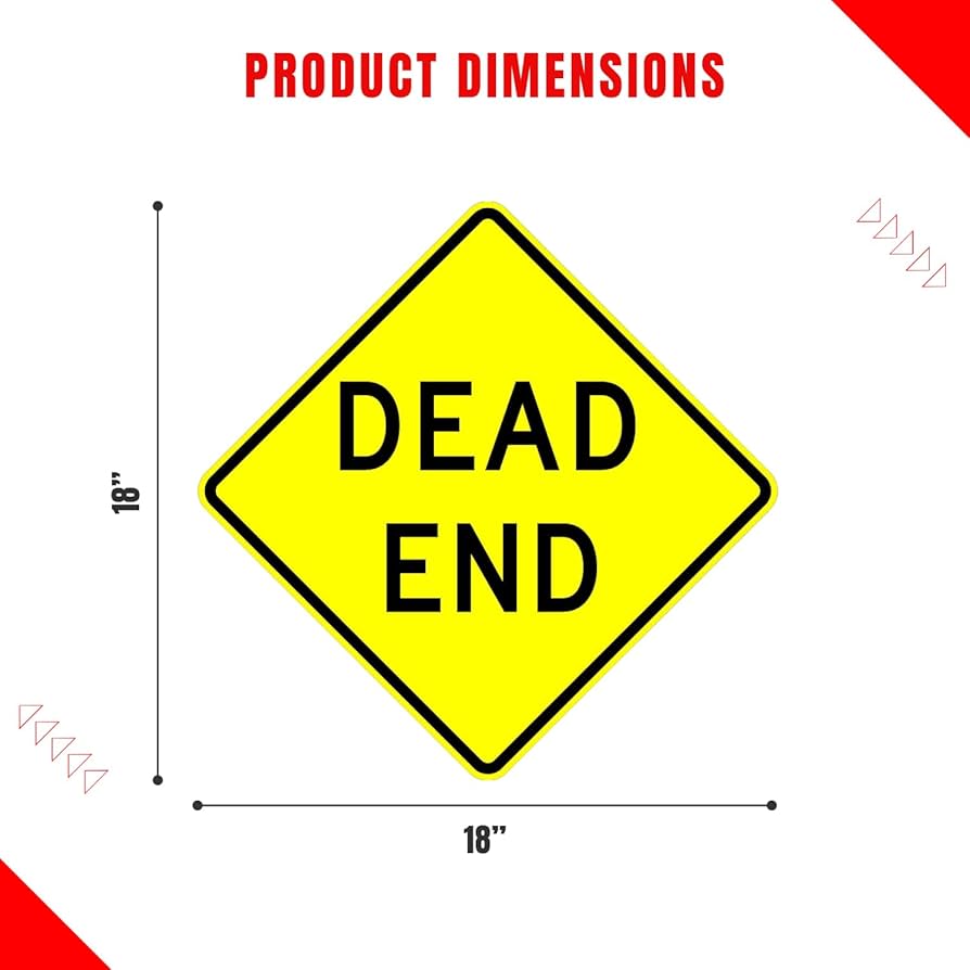 USAストリート看板　DEAD END USAストリート看板 DEAD END - メルカリ