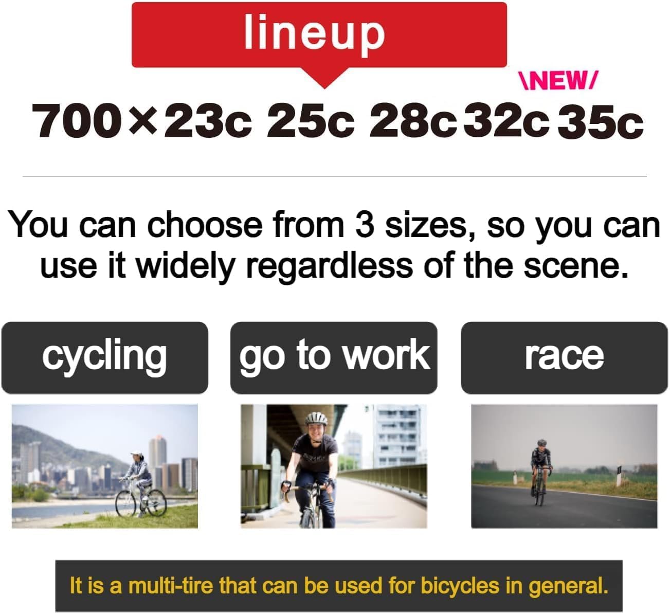 GORIX Pneu de vélo de Route 700×23C 25C 28C 32c 35c Vélo (Gtoair)