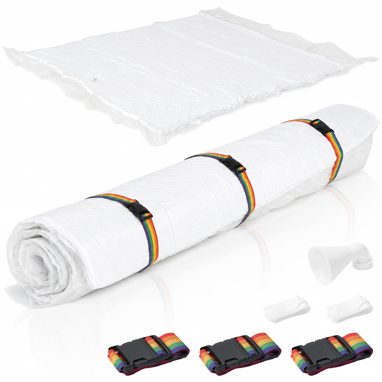 Lifewit Double Foam Mattress Vacuum Bag for Moving & Storage