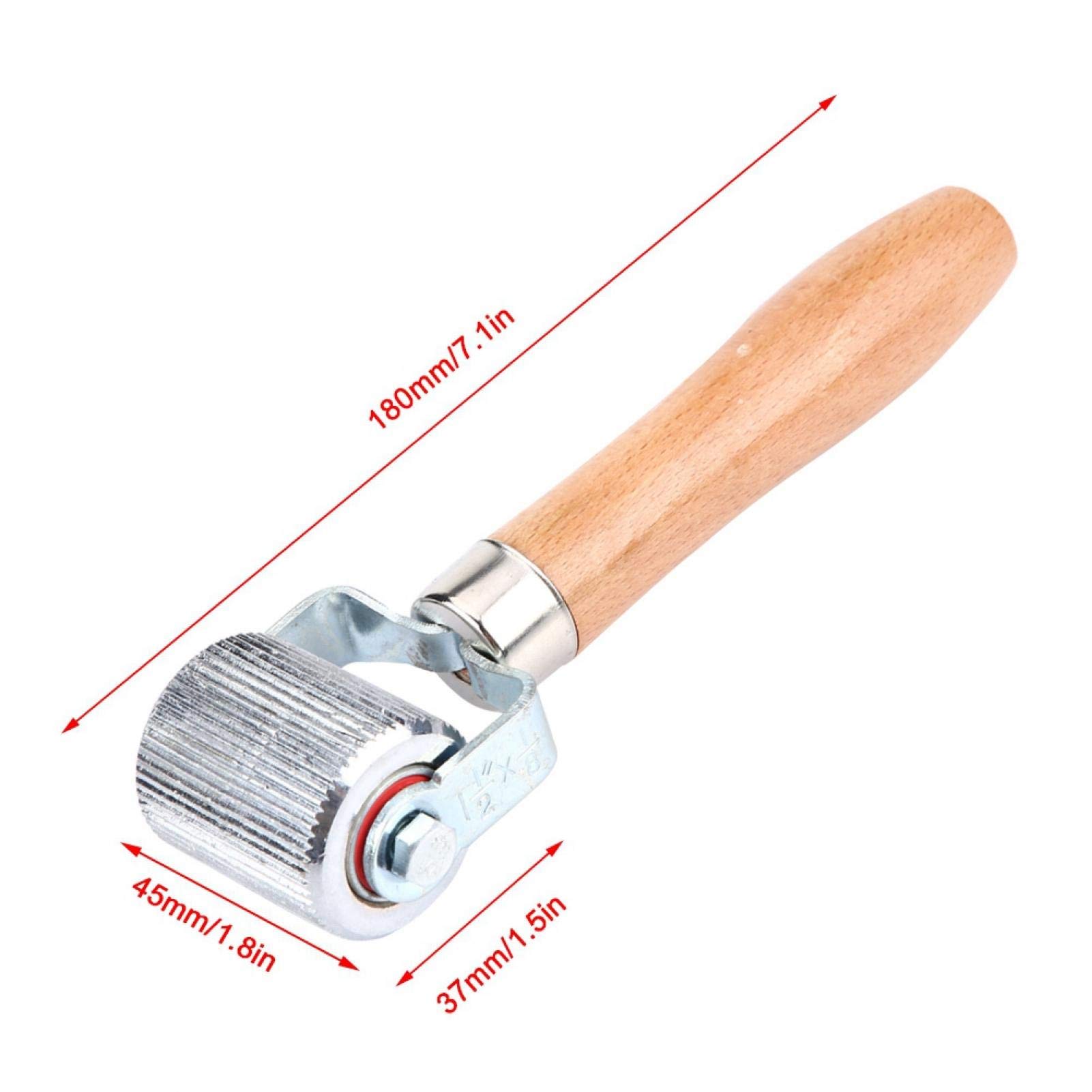 BOROCO Kit Riparazione Pneumatici - Rullo Patch Con Manico In Legno Per Auto E Bici, Facile Da Usare - Foto 4