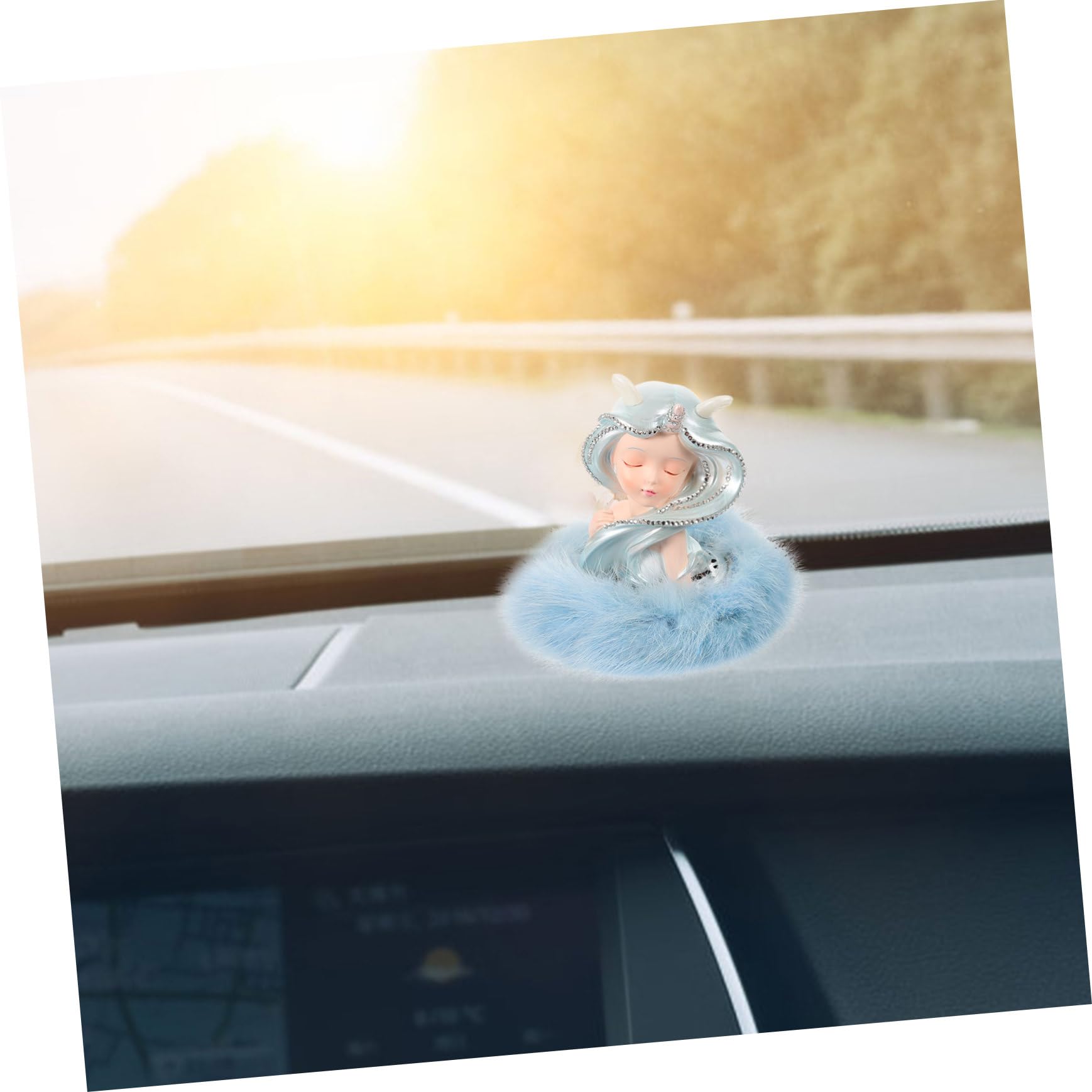 Amosfun Angelo Decorazione Per Auto Base Coordinata Per Decorazione Auto Accessori Interni