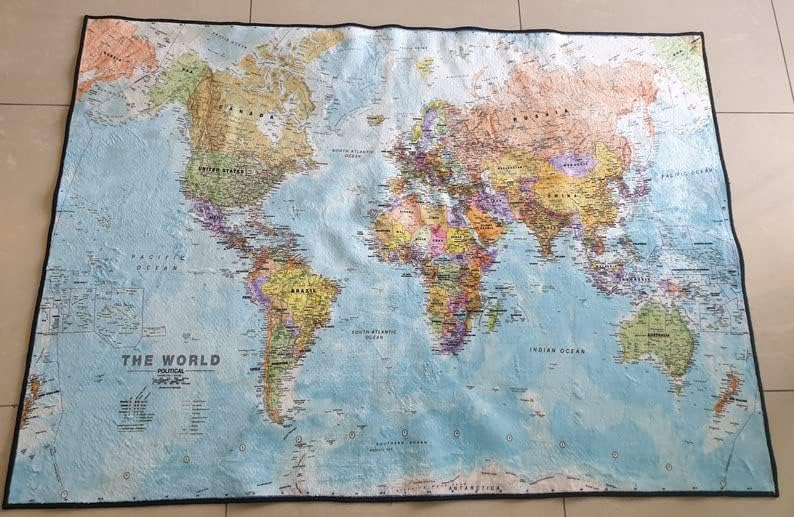 Solar System Rug, Solar System Old Map, World Map, Kids Rug, Solar System, Retro Solar System, Educational Rug, D179 (63”x90”)=160x230cm