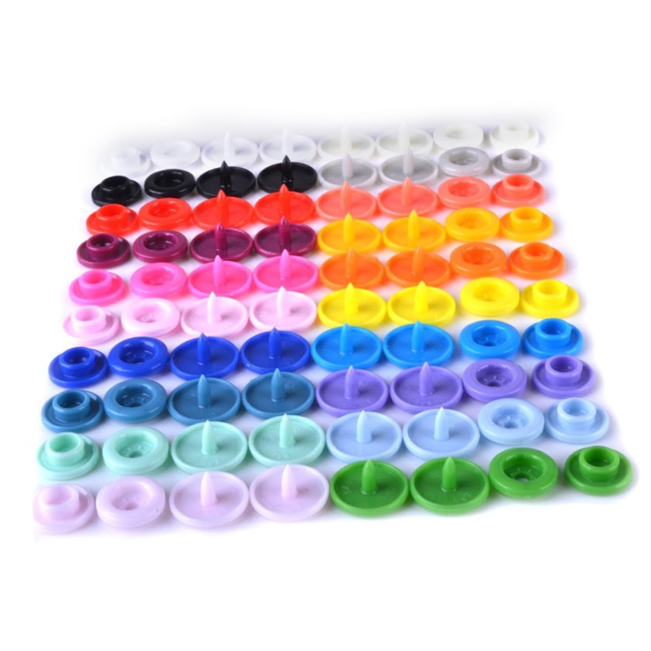 Kit de Alicates para Sujetadores 300 Botones de Plástico T5 en 20 Colores, Duradero y Fácil de Usar para Costura y Proyectos DIY