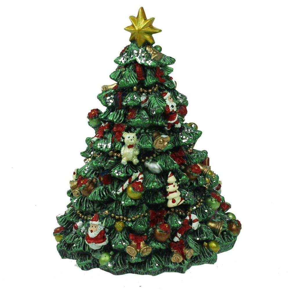 Gisela Graham Christmas Tree Wind Up Music Box (16cm)