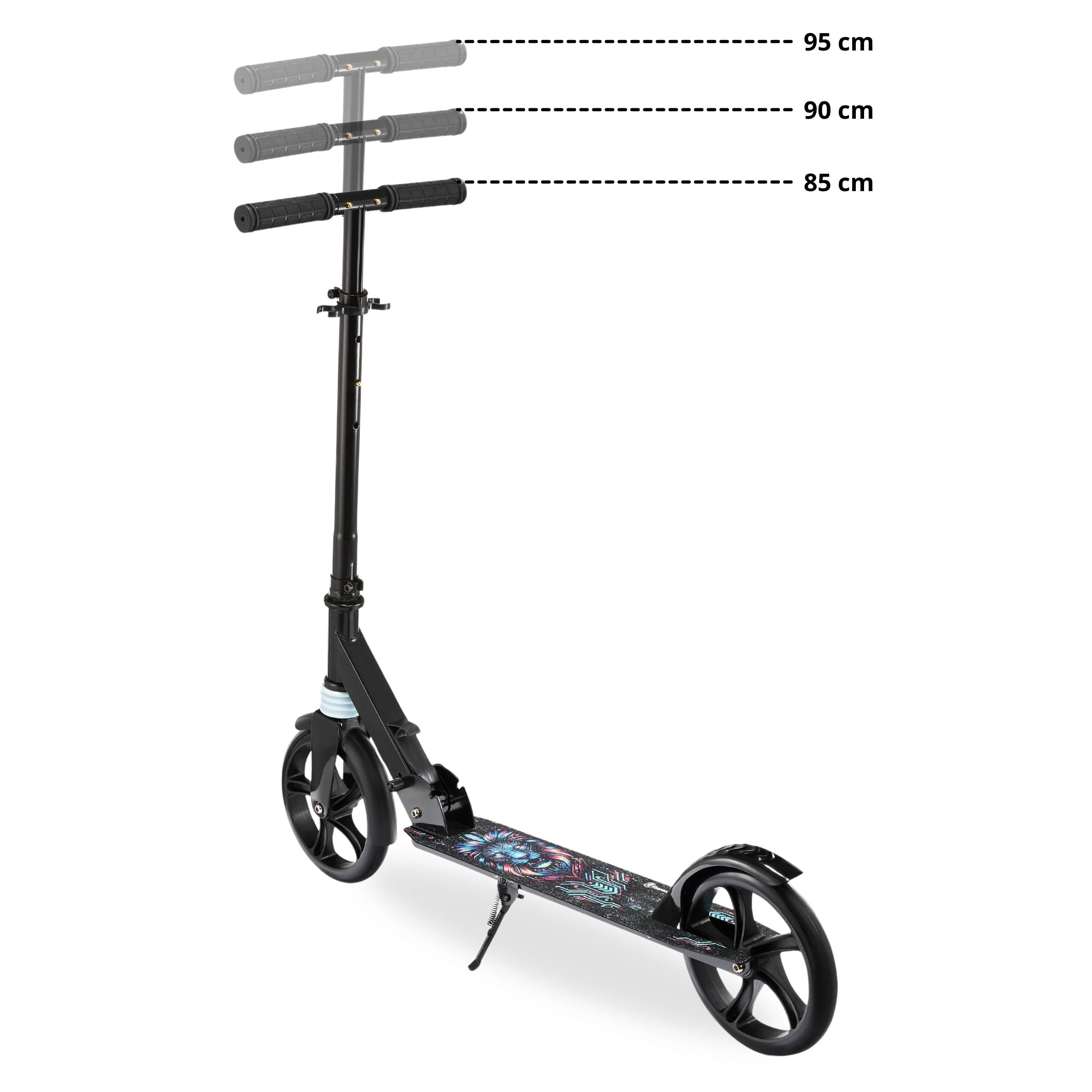 HyperMotion Vibe Monopattino Pieghevole per Bambini 7+ e Adolescenti, Ruote 200 mm