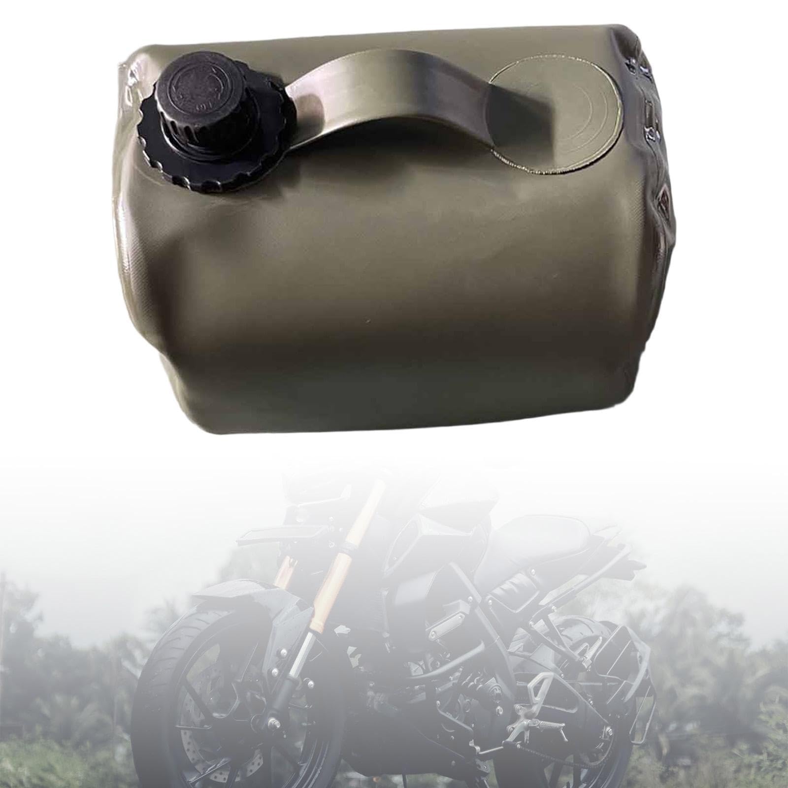Milageto Motorrad-Kraftstofftank, Ölbeutel, Blase, zusammenklappbar, Auto-Ölkanne mit Griff, Benzinbeutel, Benzinbehälter für Party, Wohnmobil