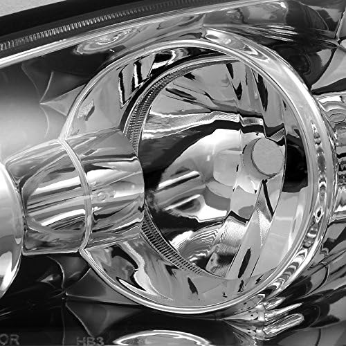 AKKON - For Toyota Camry LE | XLE Chrome Bezel Driver Left + Passenger Right Side Headlights Replacement Pair