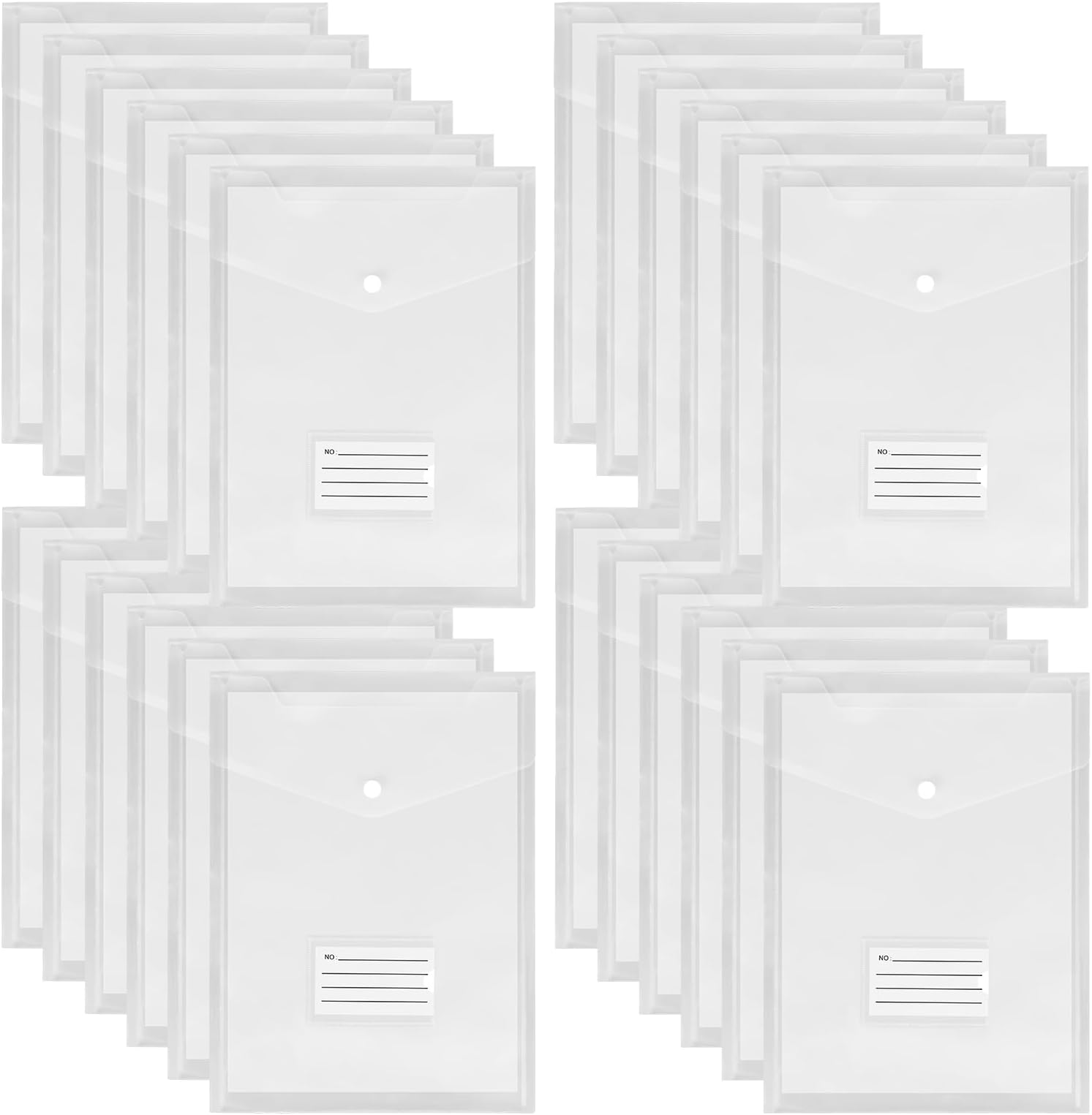 A4 Plastic Wallets with Popper Plastic Wallets A4 Plastic Folders Clear