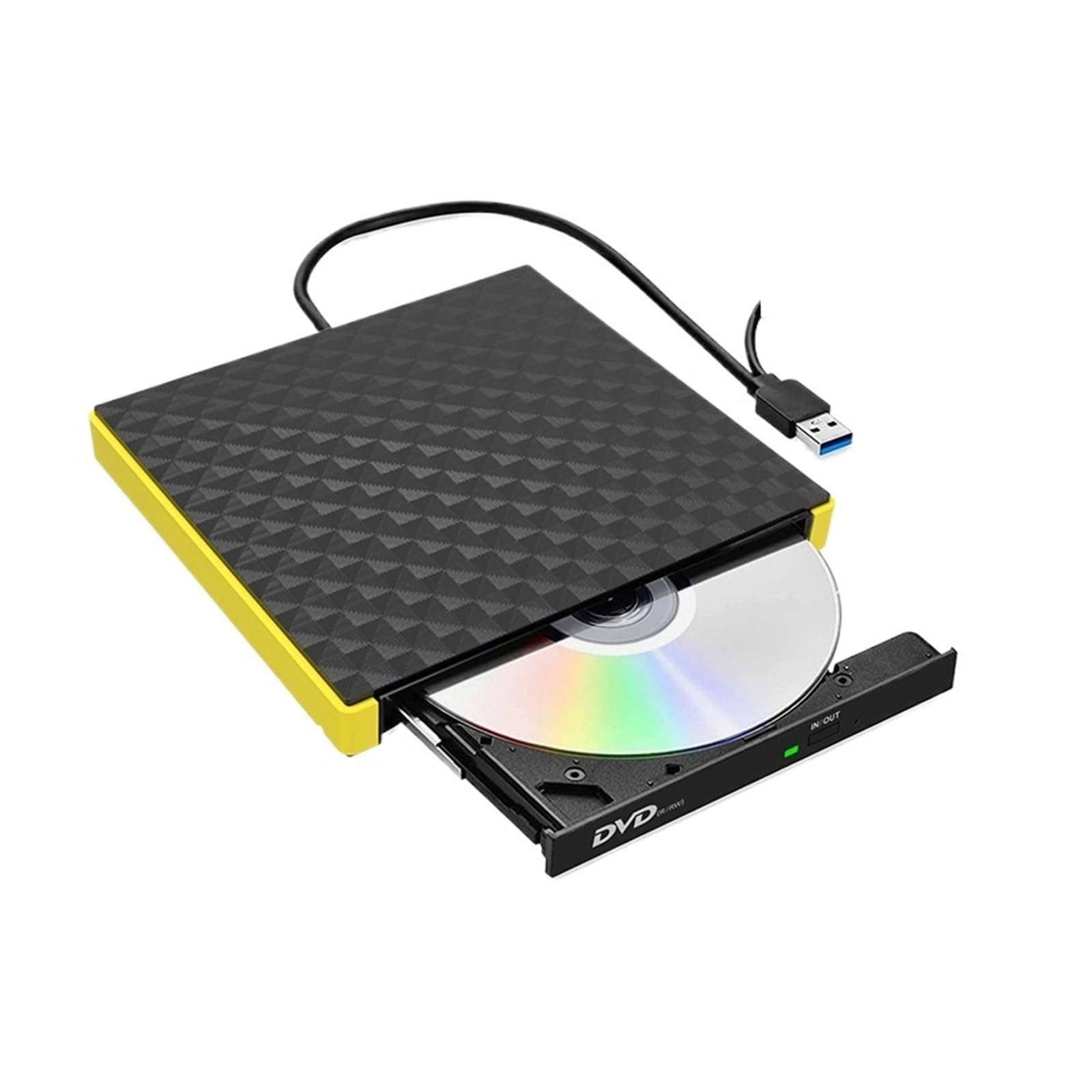 Zewnętrzny Napęd Optyczny, Obsługa Prędkości 8x, Podwójny Interfejs Type-C/USB, Mobilna Nagrywarka DVD, Laptop Stacjonarny OszczęDność Miejsca