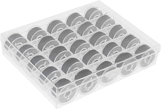 25 Roll Prewound Sewing Machine Bobbin Thread Set with Box
