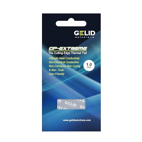 Vista 10 de Gelid Solutions GP-Extreme - Almohadilla térmica de 3.150 x 1.575 x 0.079 in, excelente conducción de calor, ideal para rellenar huecos, fácil