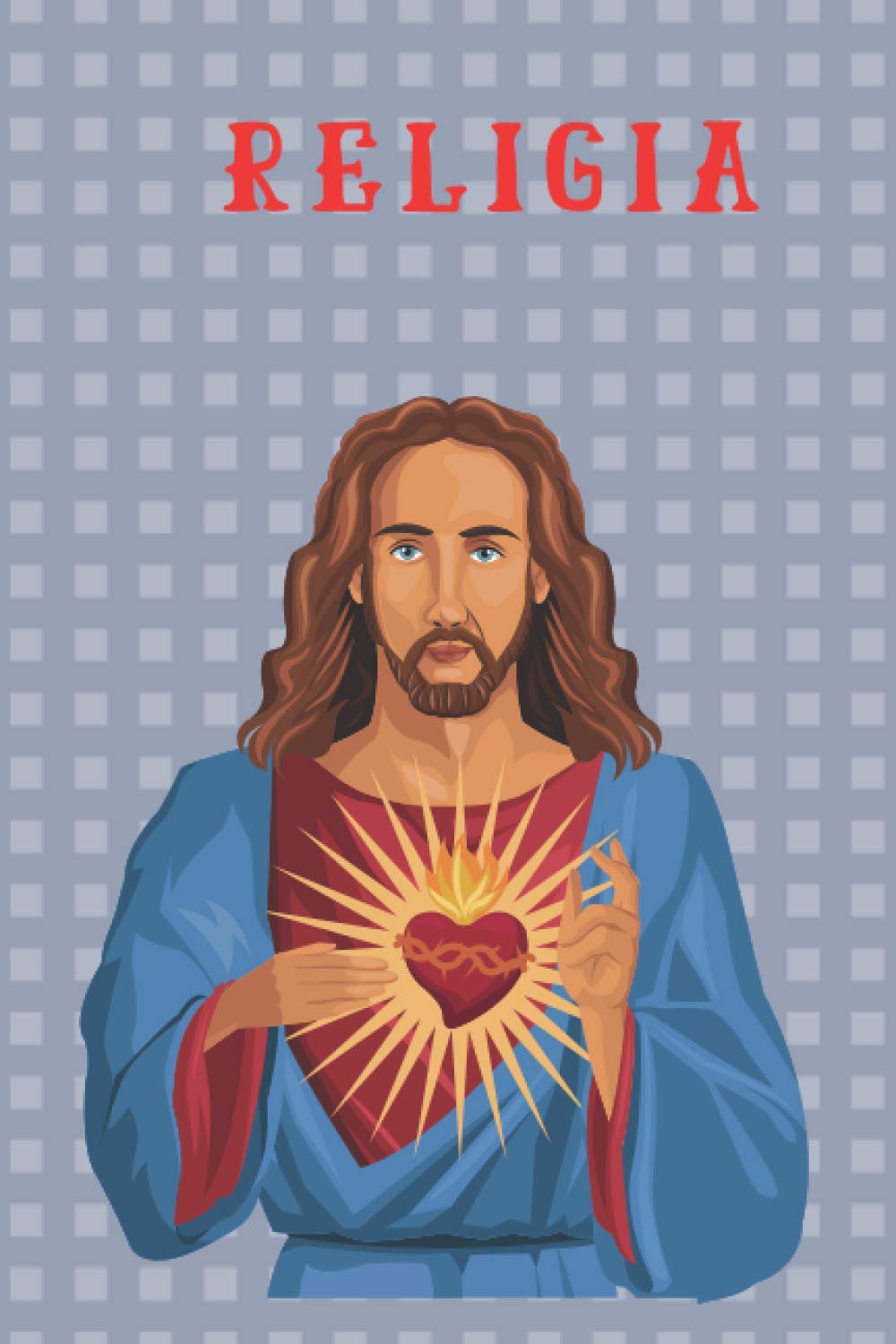 Religia: Zeszyt do Religii, 38 stron w kratkę, Zeszyt do szkoły, Zeszyt w kratkę dla dzieci, Zeszyt szkolny,: Zeszyt czysty