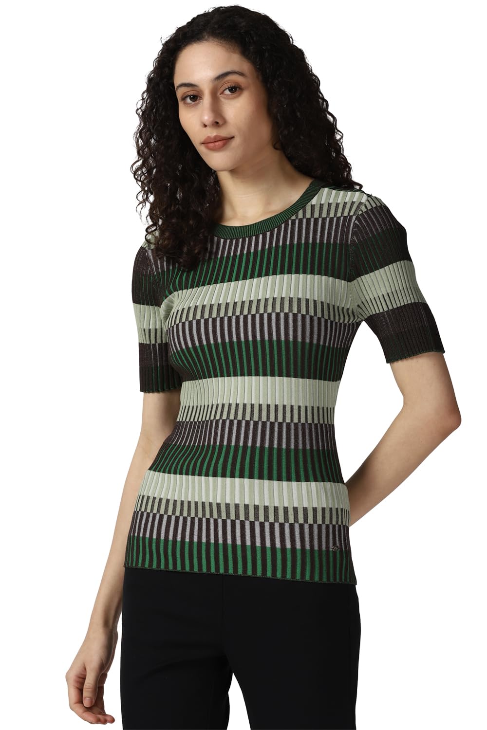 van heusen Women's Cotton Striped Regular Fit Shirt-picture-32