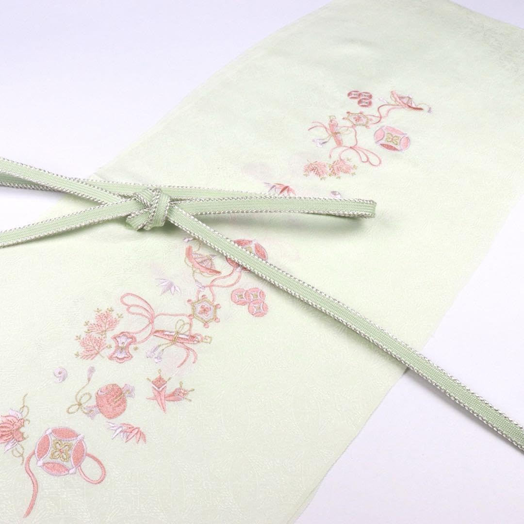 お得】 和小物さくら 帯締め 高麗綾目臈纈別玉刺繍 + 帯揚げ 宝 お得】 和小物さくら 帯締め 高麗綾目臈纈別玉刺繍 + 帯揚げ 宝