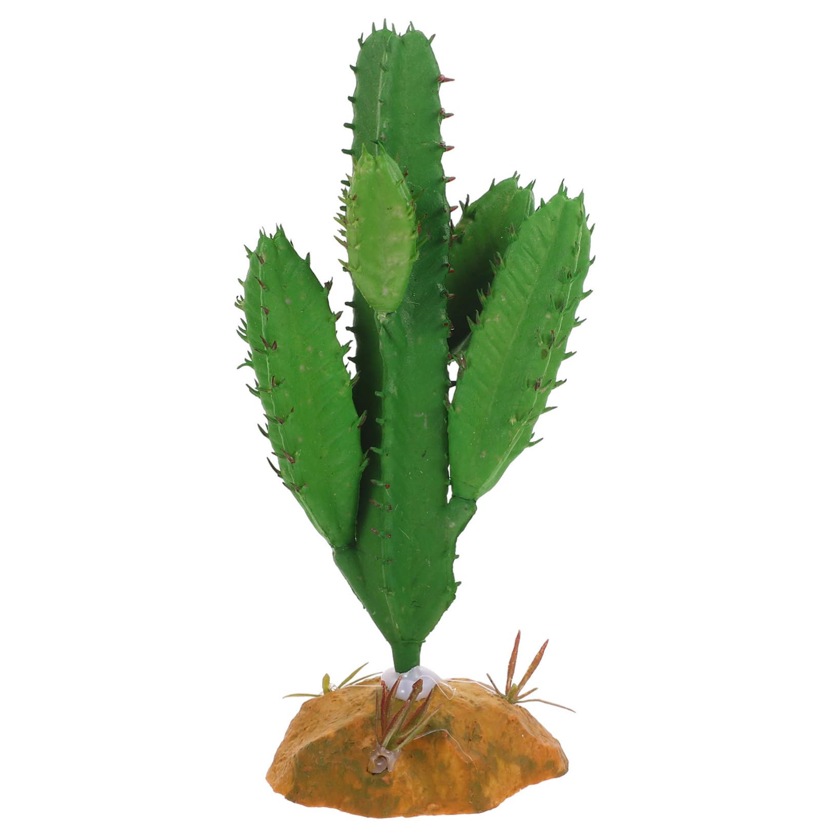 Abaodam Reptile Material Faux Plant Geckos and Lizards Decor Artificial Reptile Plant for Aquarium