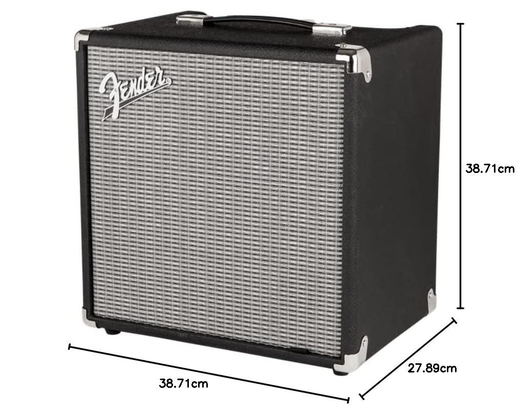 Fender Rumble 25 V3 Combo Amplificatore per Basso Elettrico, 25W, Uscita Cuffie, EQ