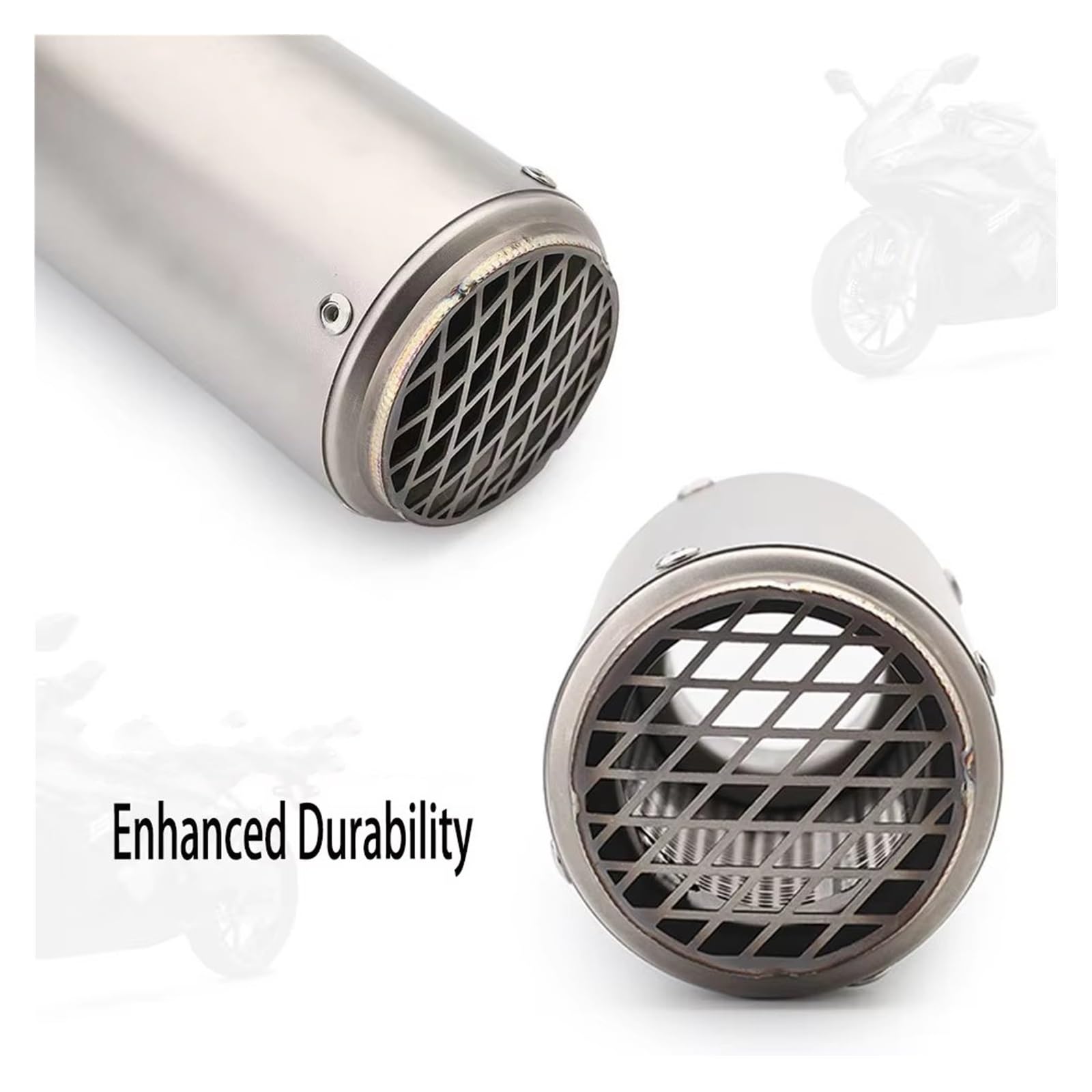 silencioso escape moto Para MT07 Para Z900 Para CBR600 Para S1000RR | Escape de escape con tubo de escape modificado DB Killer de 51 mm/60 mm(B)