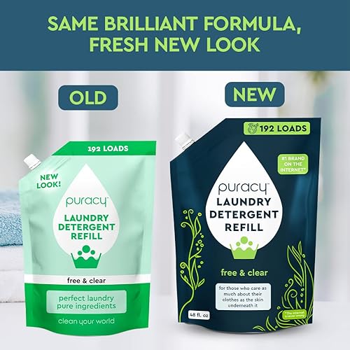 Miniatura 80 de Puracy Detergente para ropa – Detergente líquido alimentado por enzimas, detergente natural para ropa visto en TikTok, no tóxico