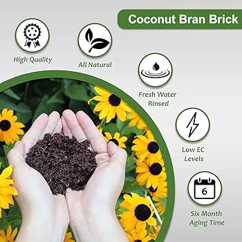 Amazon.com : Hodiax Premium Coco Coir Brick, 11Lbs High