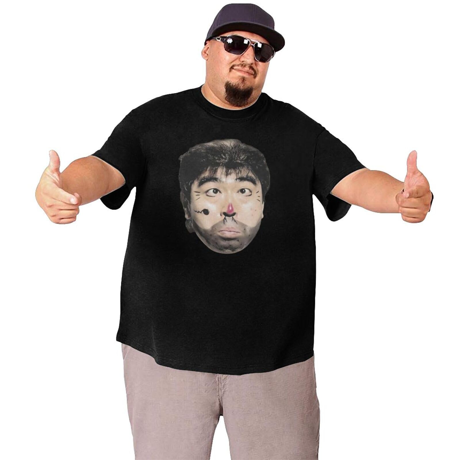 Amazon | [LeiMTao] メンズ Tシャツ 志村けん だいじょうぶだぁ