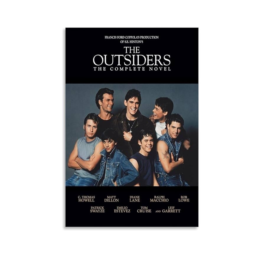 「THEOUTSIDERS」ポスター Amazon.com: The Outsiders Movie Poster 12x18 inch(30cmx46cm