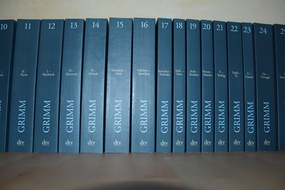 Deutsches Wörterbuch, 33 Bände