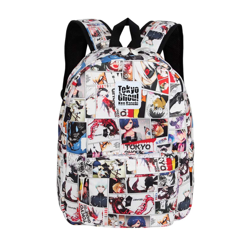 Bonamana Anime Cartoon Backpack School Backpack Shoulders Bag Travel Bags Daypack (Tokyo Ghoul)