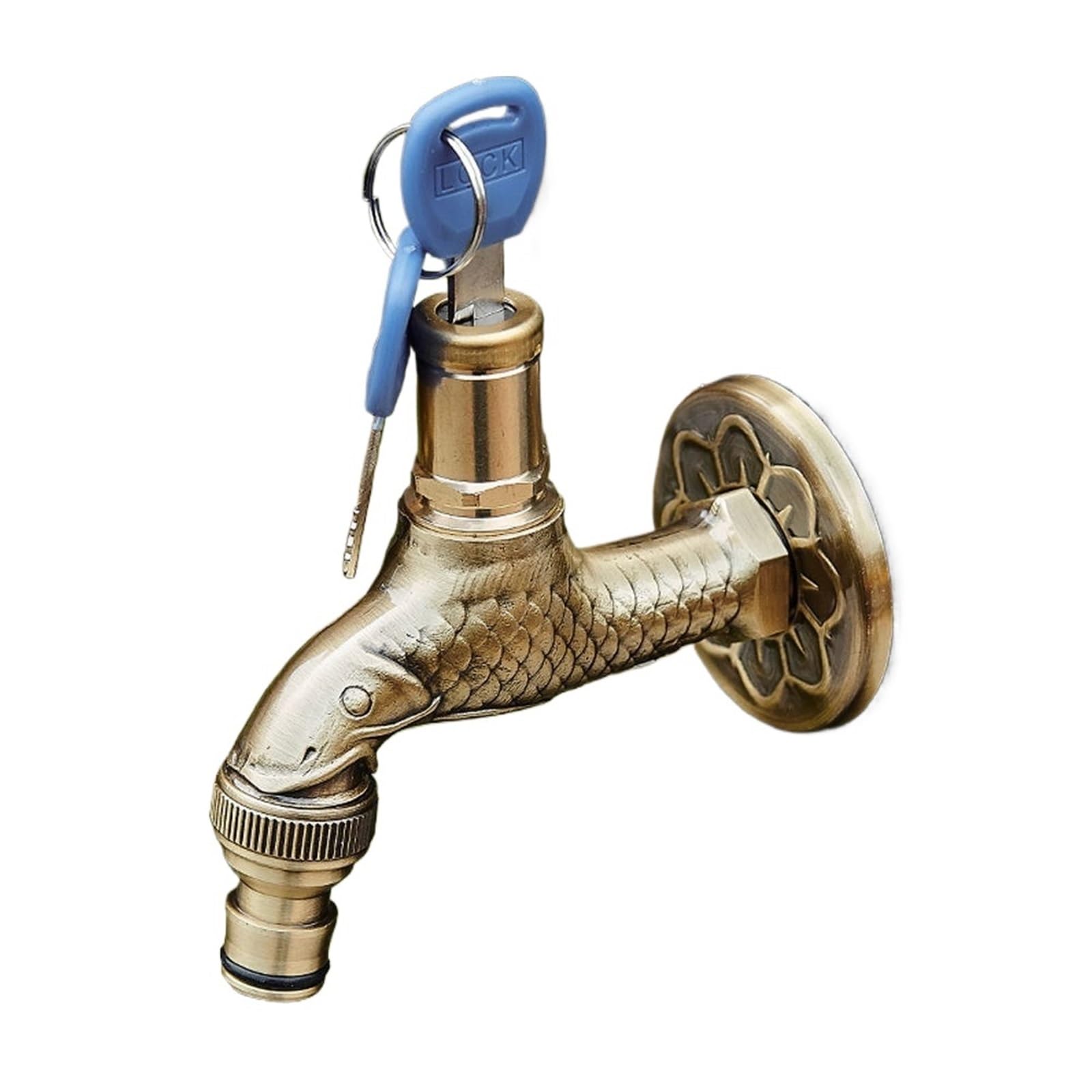 Zrhwspd Model 16 Outside Garden Tap Carved Bibcock Brass Faucet Copper Outdoor Garden Taps For Washing Machine Luxury Toilet Mop