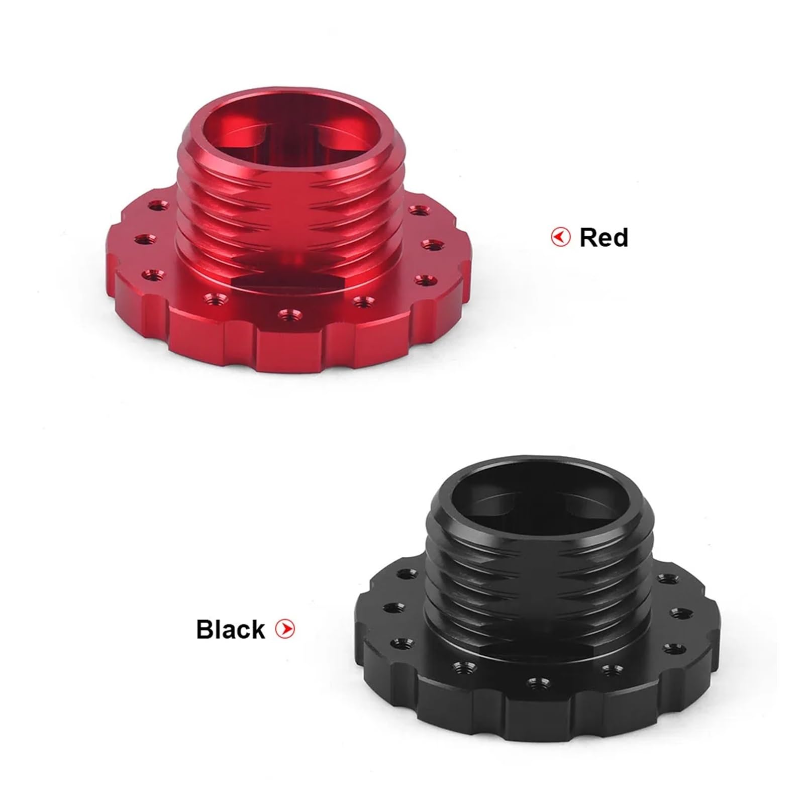 Aluminiowy adapter na kierownicę Sim Racing Gaming 75 mm do Thrustmaster T300, T500, TS-PC, TS-XW (czarny)