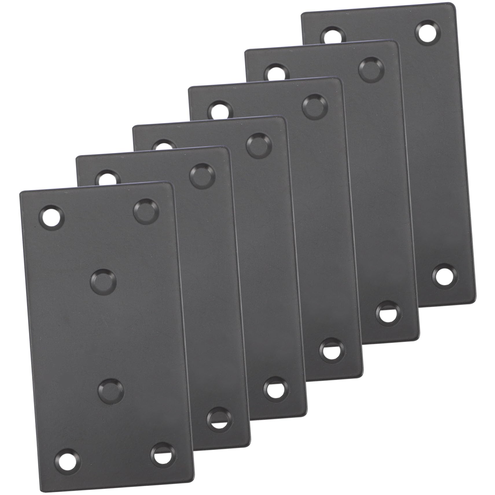 Meuble instable ? Équerres plates noires acier inoxydable pour fixer vos armoires
