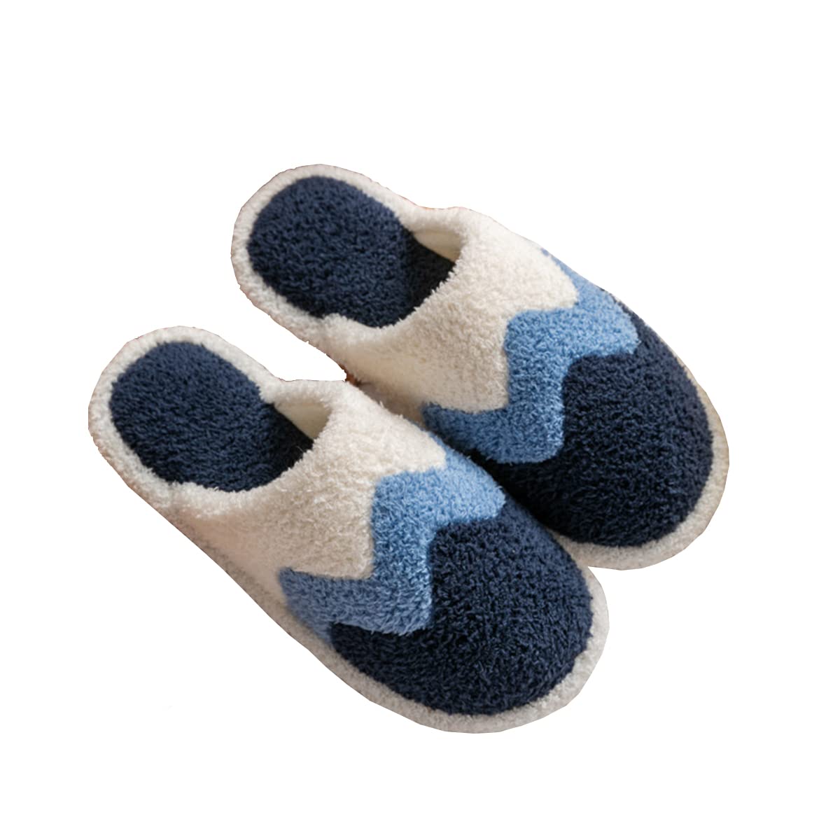 Womens Cozy TeAOGATOy Plush Slipper with Soft Memory Foam Comfort Arch Support Indoor Outdoor Sole Cartoon Mens House