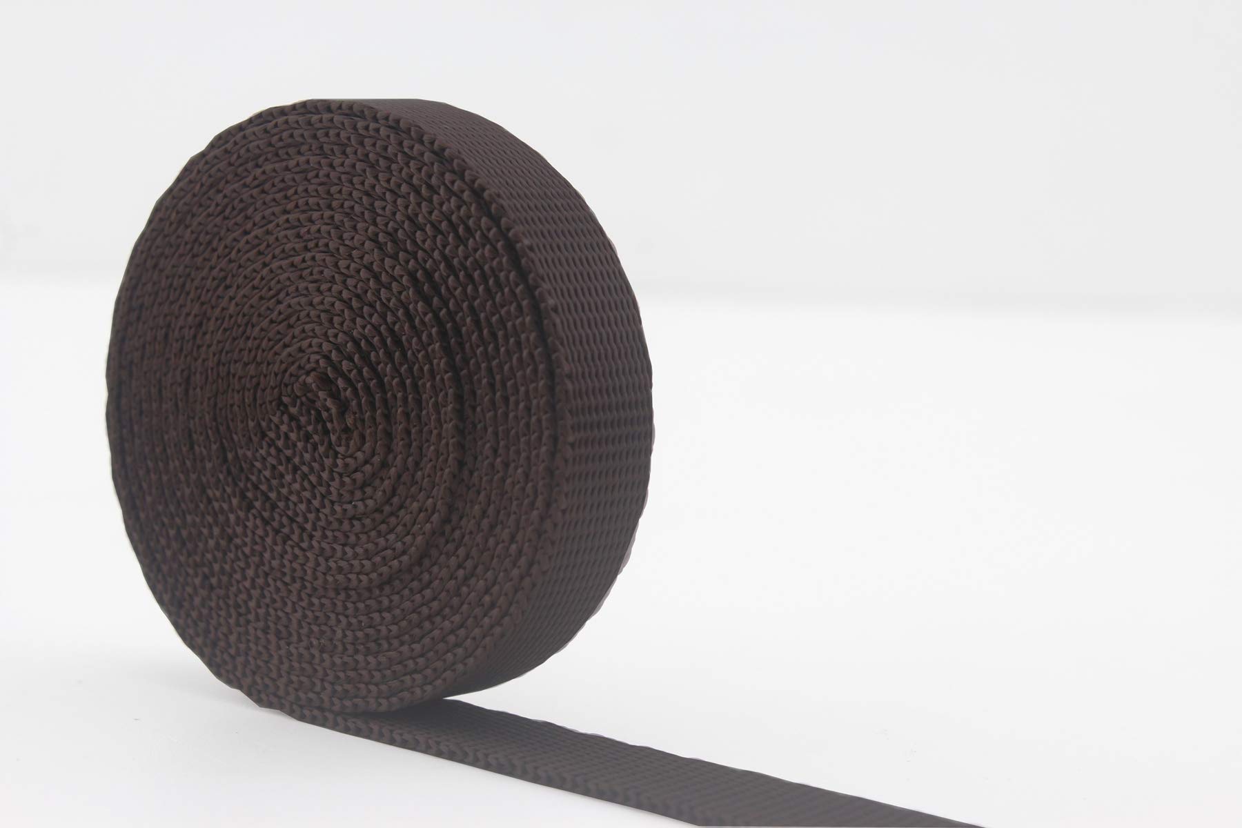 3dancraftit3/8 inch (9mm) heavy weight Nylon webbing Strap 5 yards Deep brown ZC63