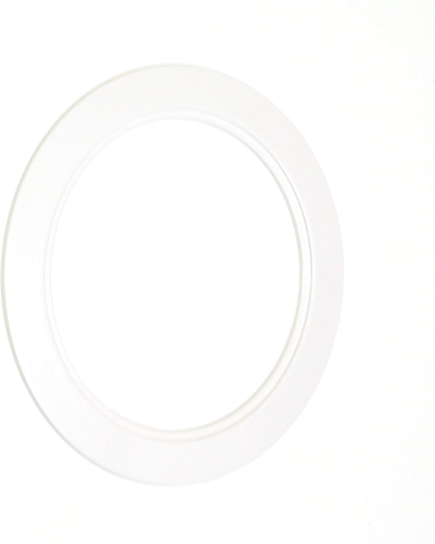 Plastic 4.25" Light Trim Goof Ring for 4" Inch Lighting Fixture Recessed Can (1, OffWhite