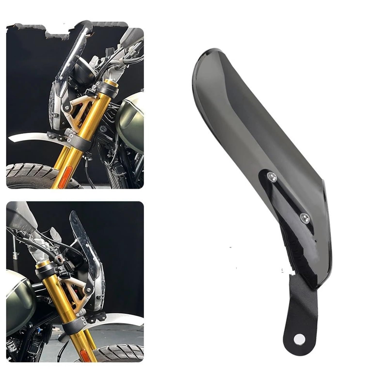 CUPOLINO VISIERA Parabrezza per moto adatto per Speed 400 Scrambler 400X Scrambler400X 2024-2025 Deflettore antivento Spoiler Airflow DEFLETTORI ARIA