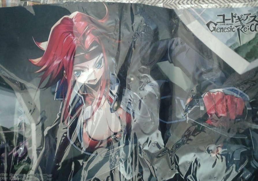 コードギアス　カレン　プレイマット　ラバーマット　12日までの特別価格！ Amazon.co.jp: コードギアス 紅月カレン プレイマット ラバー