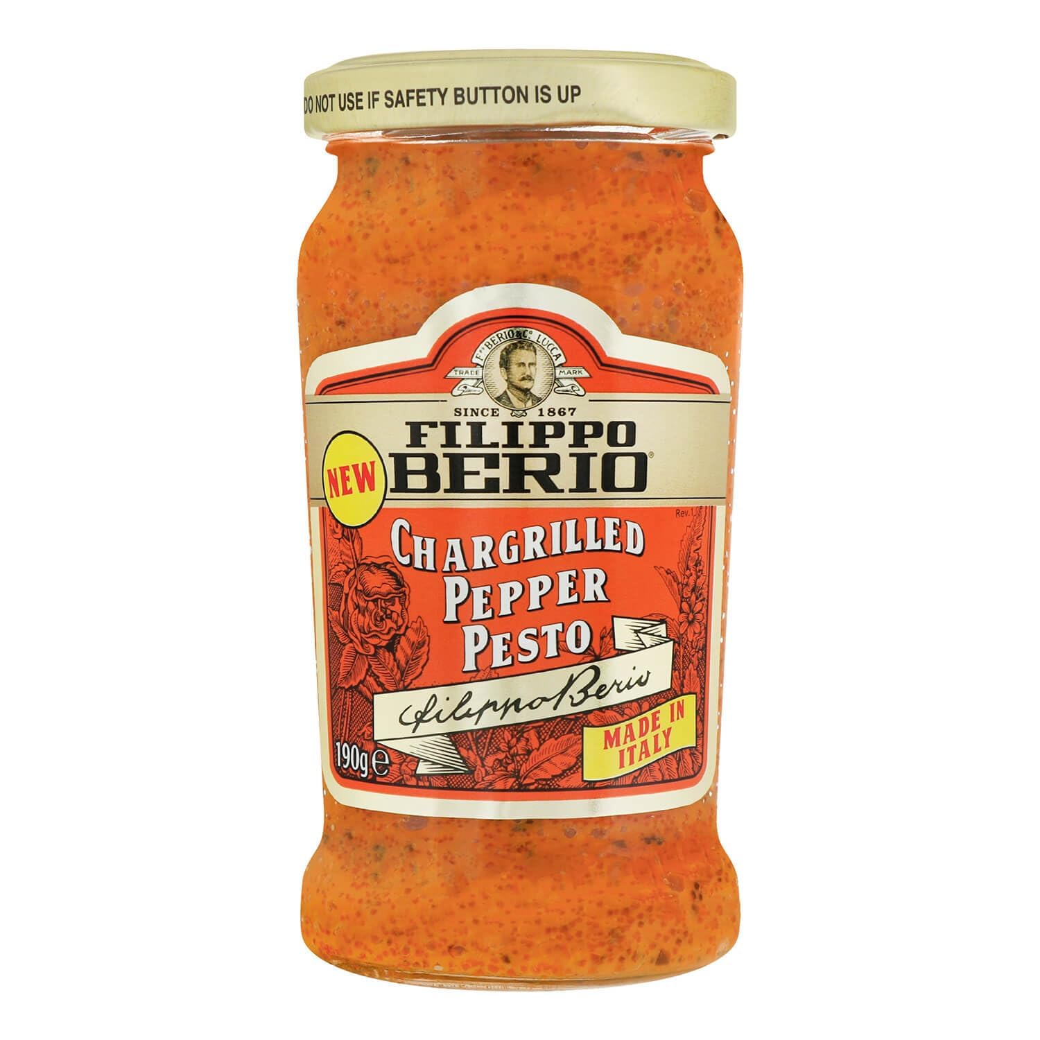 Filippo Berio Italian Recipe Chargrilled Pepper Pesto 190g Important (B0CVDMHS7Y) Amazon Price History, Amazon Price Tracker