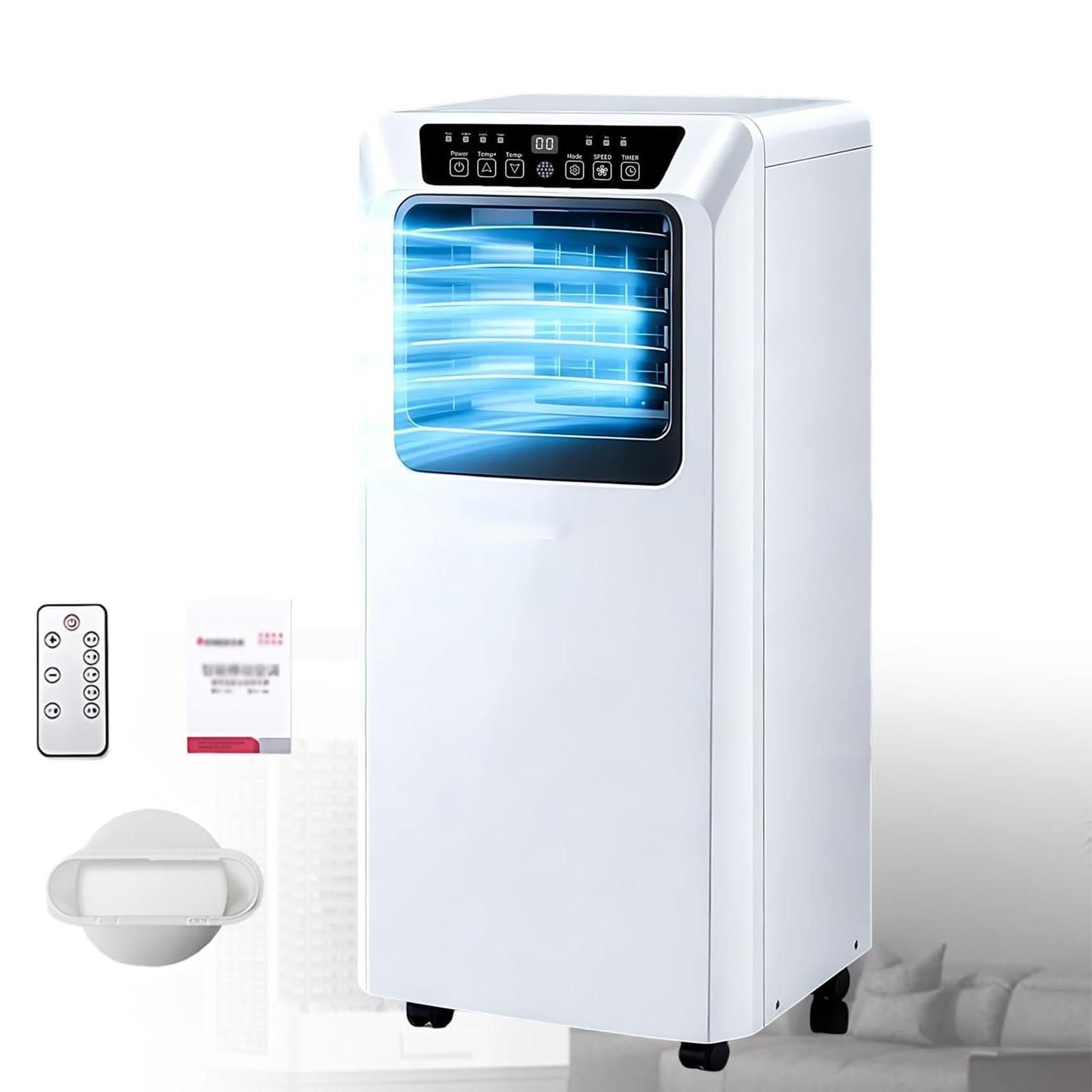DUXMM Portable Air Conditioner 7000/9000 BTU with Remote Control (9000BTU)