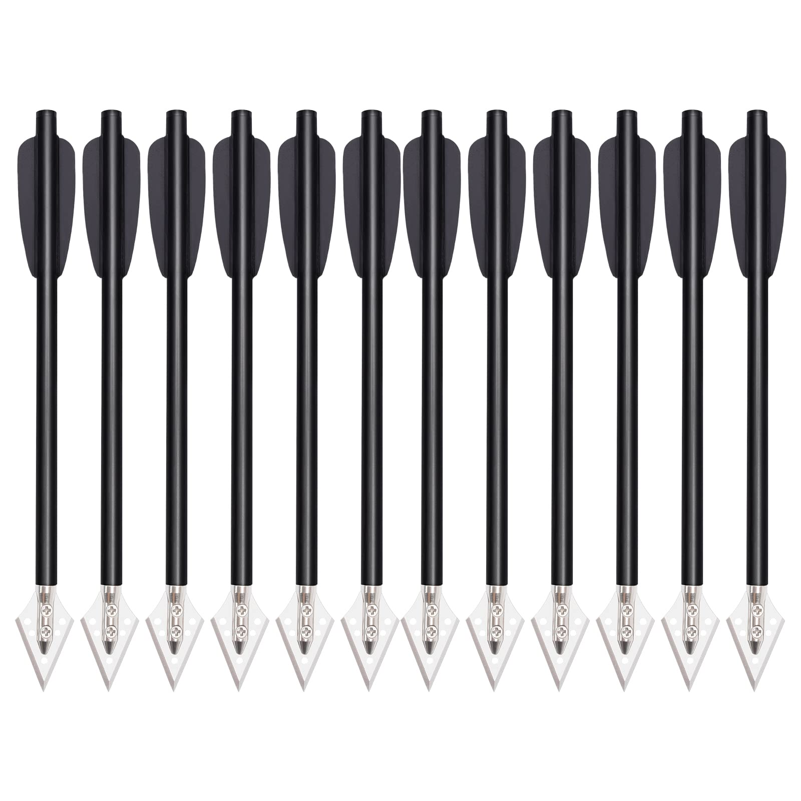 Frecce Per Balestra In Alluminio - 6.3 Pollici, Punta In Acciaio, Per Balestre Da 50-80 LBS - Foto 6