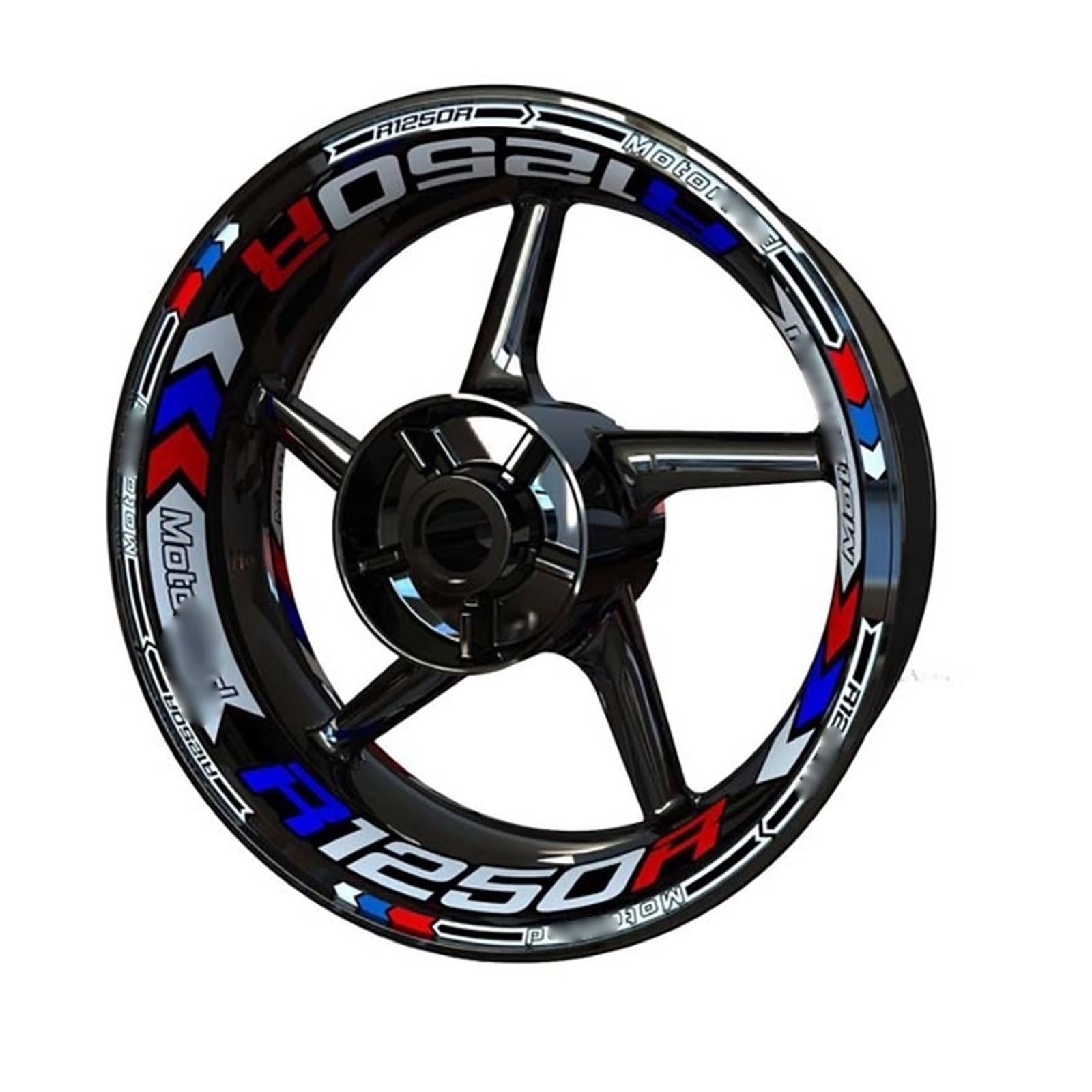 Jantes Moto Bande Décorative Réfléchissante R1250R pour une Visibilité Nocturne Accrue