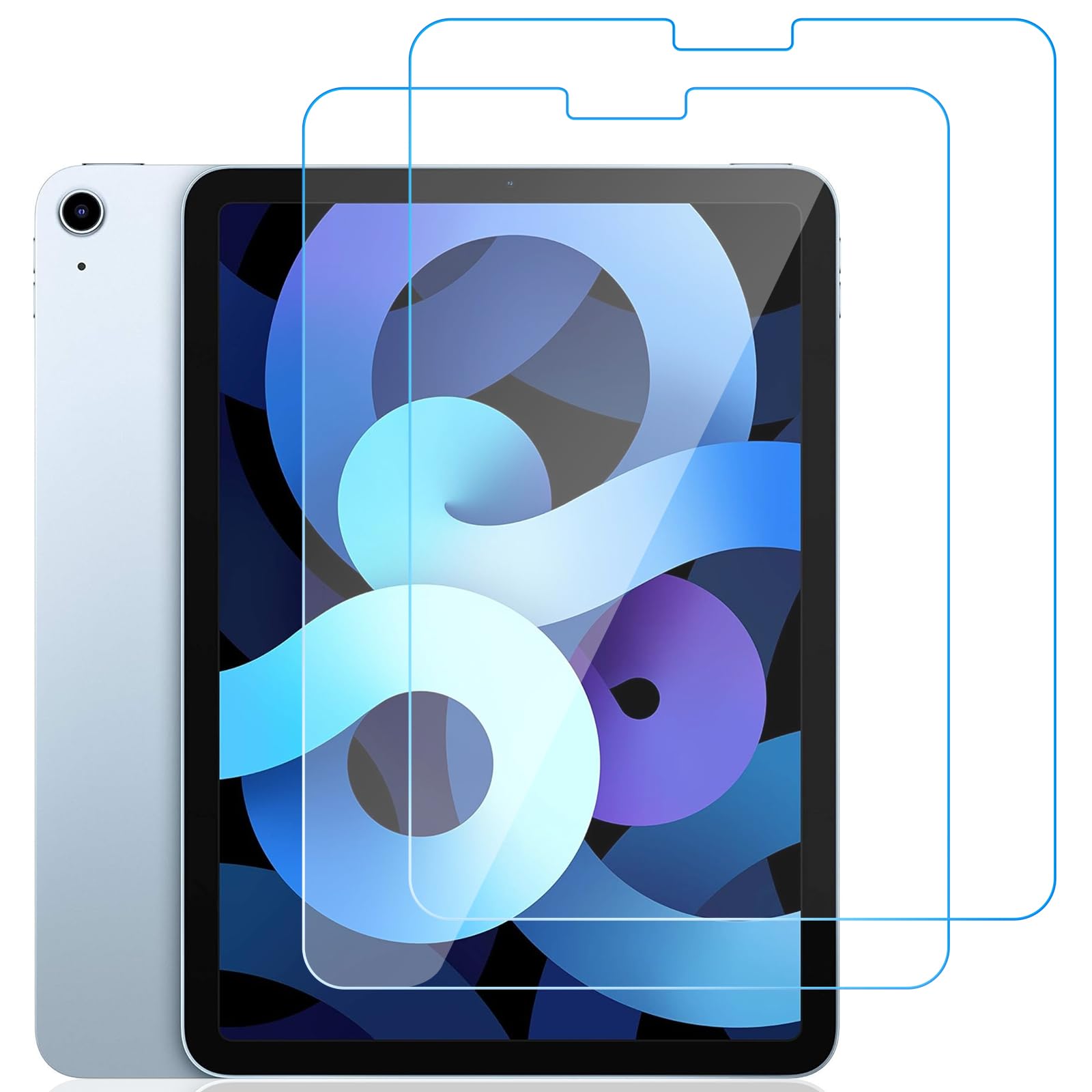 Vidrio Templado 10.9 Pulgadas 2 Protectores De Pantalla De Vidrio Templado Para IPad Air 4 (2020) 10.9 - Compatible Con Apple Pencil, 9H Funda IPad 10 Generacion Vidrio Templado 10.9 Pulgadas 2 Protectores De Pantalla De Vidrio Templado Para IPad Air 4 (2020) 10.9 - Compatible Con Apple Pencil, 9H Funda IPad 10 Generacion