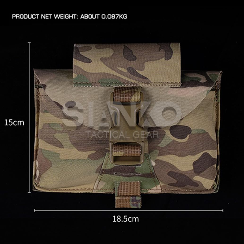 Bolsa táctica para exteriores Molle IFAK/kit de primeros auxilios médicos/liberación rápida elástica ajustable EMT bolsa para caza, airsoft, camping, ciclismo, senderismo