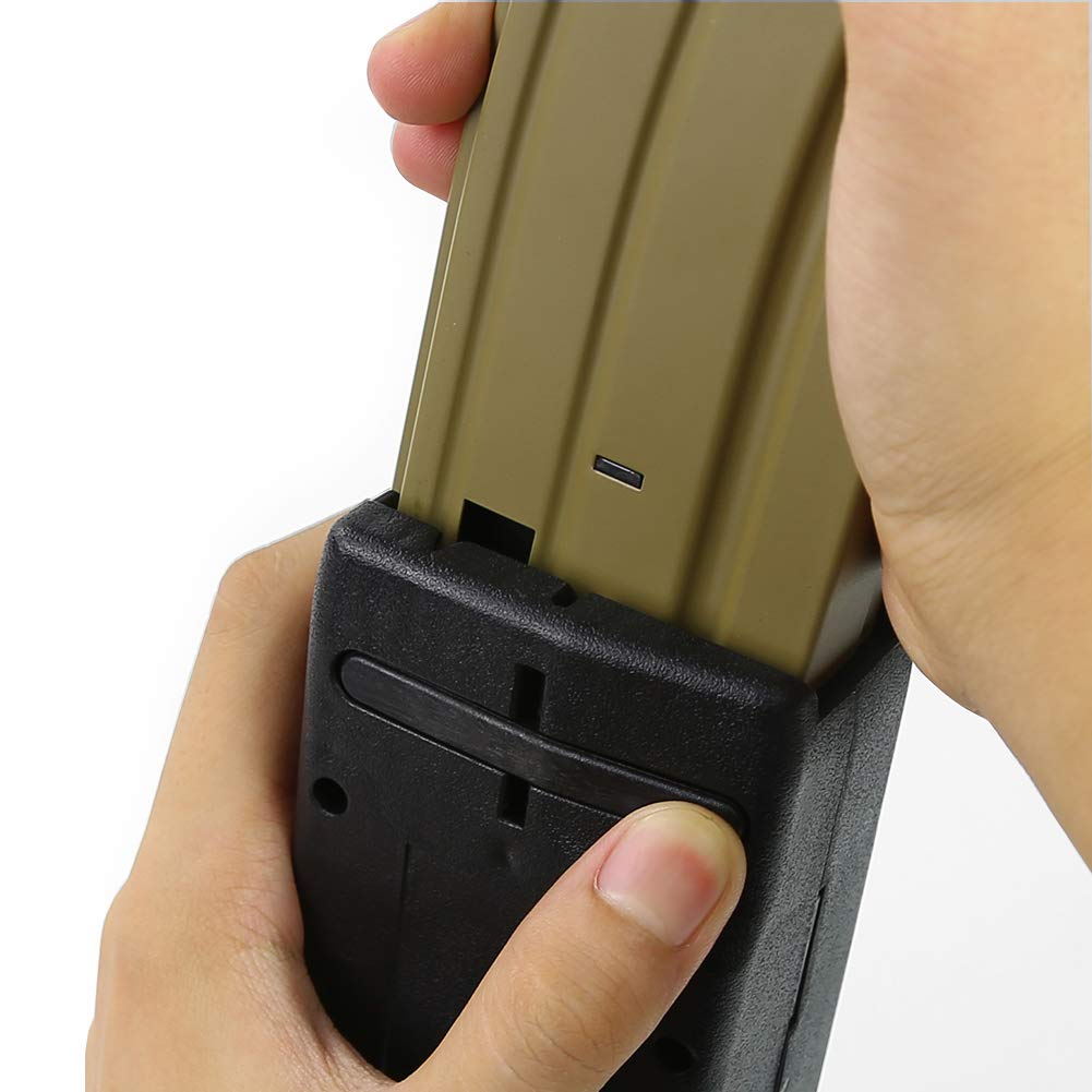 Cargador Rápido de Bolas 1000RD Manivela Manual Táctica para Juego Militar Exteriores