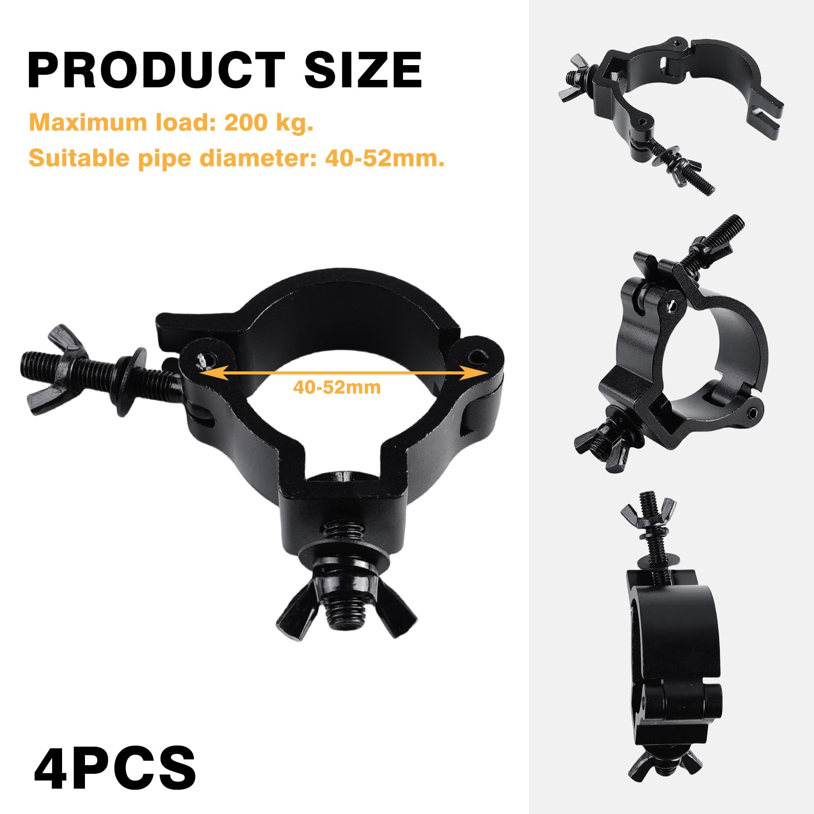 Heavy Duty Truss Clamp.330 lb Bühnen beleuchtungs klemmen, passend für 1.89-2.0