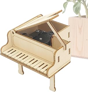 Comprar Puzzle De Piano | Instrumento Mecánico De Bricolaje De Madera,Mecánico de Piano | para Niños Y Niñas De 7 A 14 Años, Amigos, Escuela, Aula, Y Fiestas De