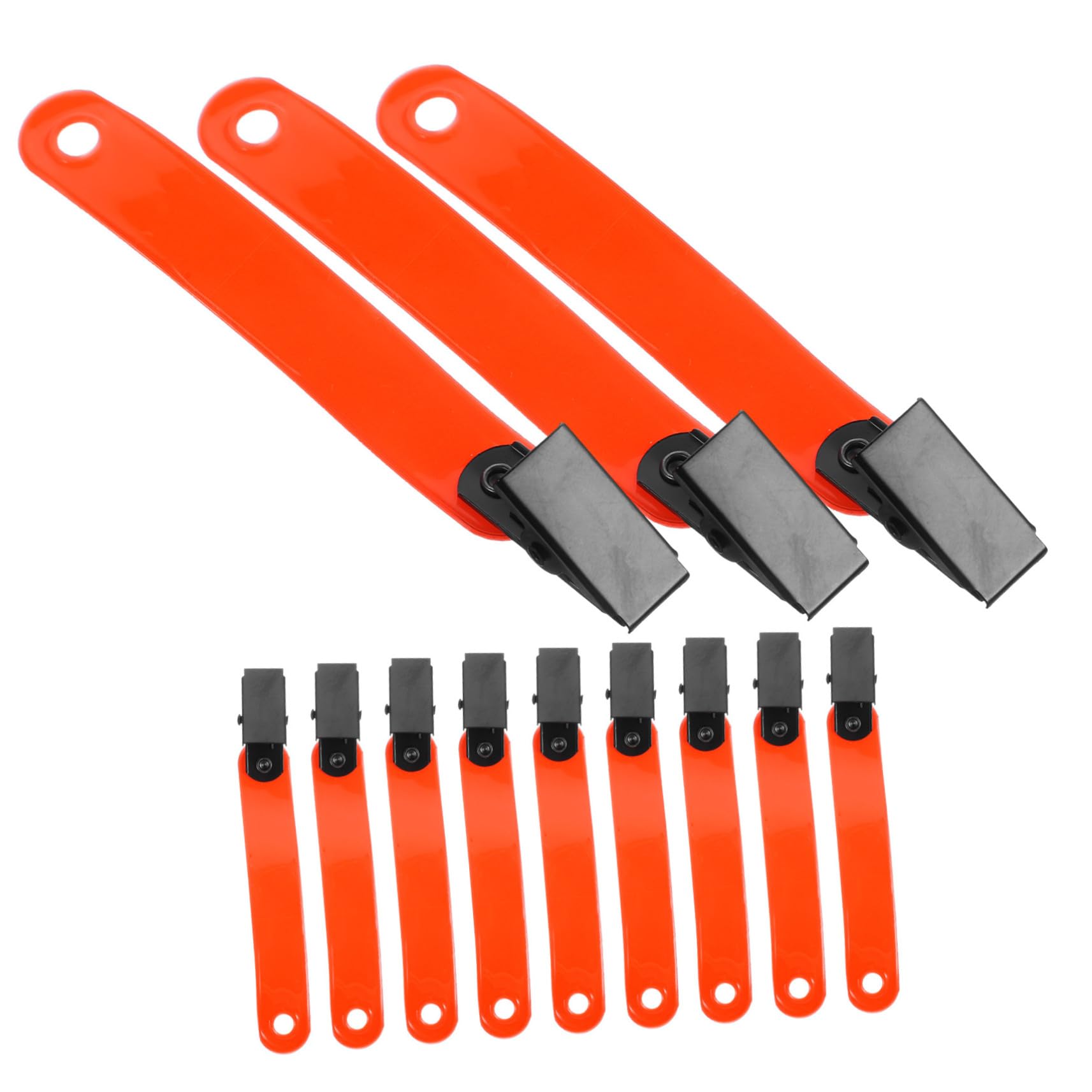 VANZACK Porte-étiquette Fluorescent Réflecteur Marqueurs D'allée Clip De Marquage De Sentier Clips Réfléchissants Matériel Et Accessoires De Camping PVC
