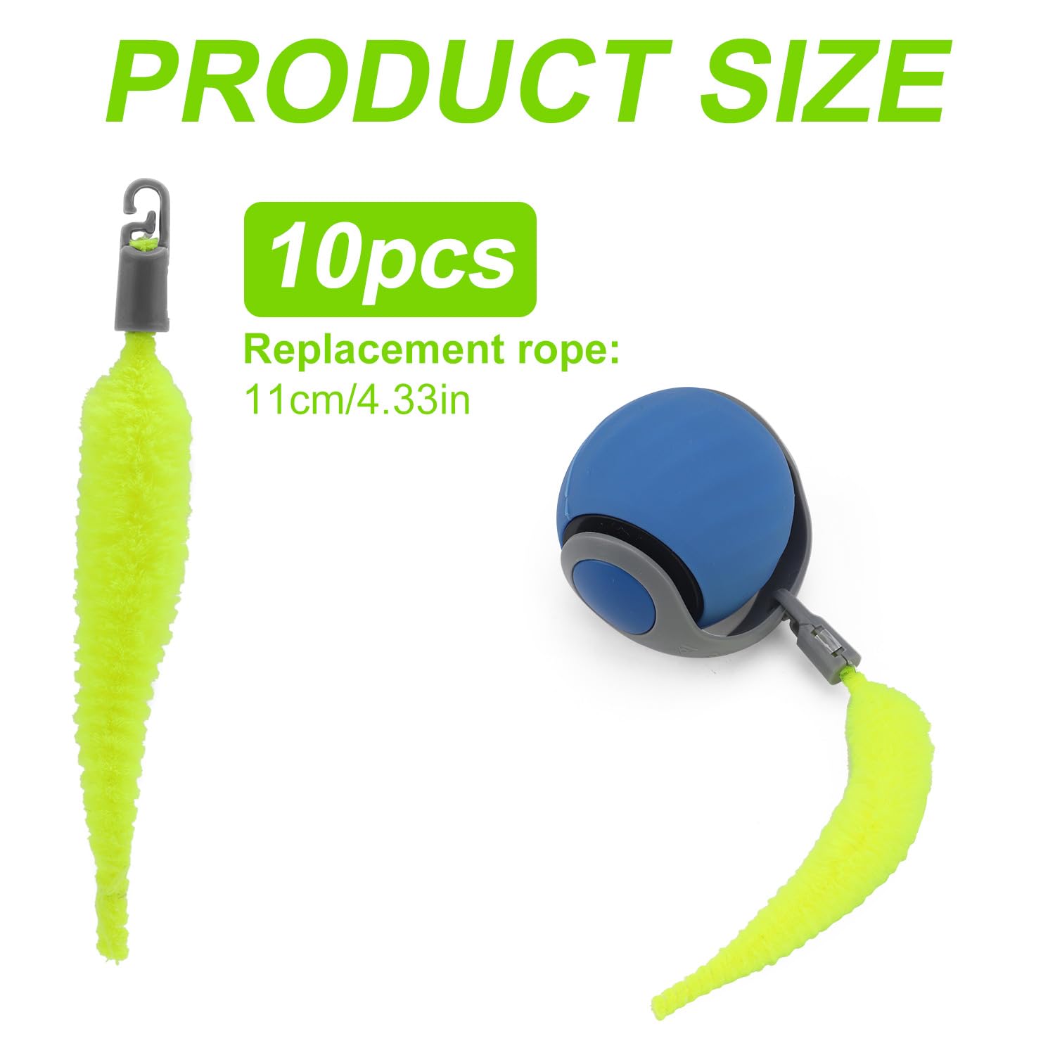 BOXOB 10pcs Cat Ball Replacement Tails - Image 2