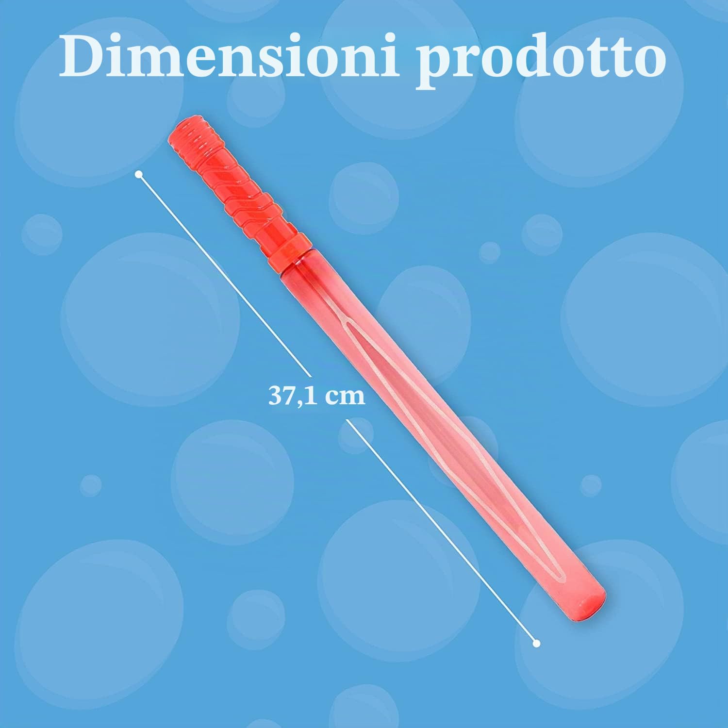 JOYIN Confezione da 24 bacchette a bolle di grandi dimensioni per giocattoli estivi attività all'aperto e interni Pasqua bolle e bomboniere per bambini