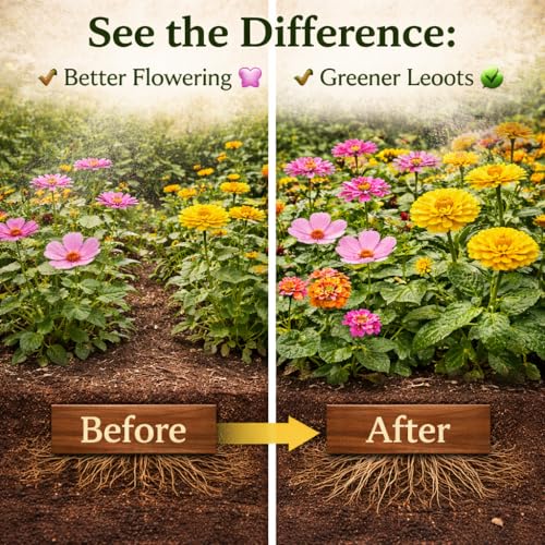 Image of Indian Gardens - PROM Fertilizer | Phosphate Rich Organic Manure | Strong Root Growth & Flower Booster | Improves Soil Fertility - 900 Grams